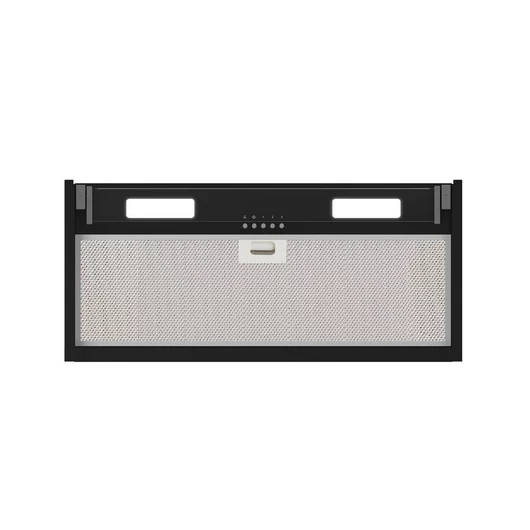 Cata ARMONIA 70 BK 70 cm-es felső szekrénybe építhető páraelszívó, nyomógombos vezérlés, légszállítás 1150/645 m3/h