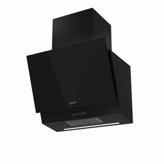 Cata THALASSA 600 GBK falra szerelhető, döntött páraelszívó, érintővezélés, Brushless motorral, légszállítás 1400/811 m3/h