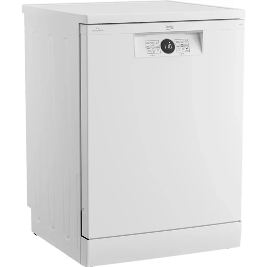 Beko BDFN26530W 15 terítékes mosogatógép, 6 program, 5 hőfok, állítható magasságú felső kosárral