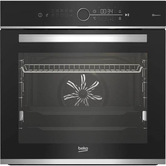 Beko BBIM13400XMPSEW beépíthető multifunkciós sütő pirolitikus öntisztítással, teleszkópos sütősinnel