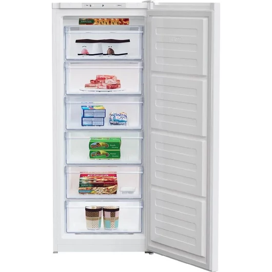 Beko RFSA210K40WN 170 literes fagyasztószekrény 6 fiókkal. 