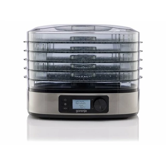 Gorenje FDK500DE gyümölcsaszaló és zöldségaszaló, 380 W teljesítmény, 5 szárítótálcával