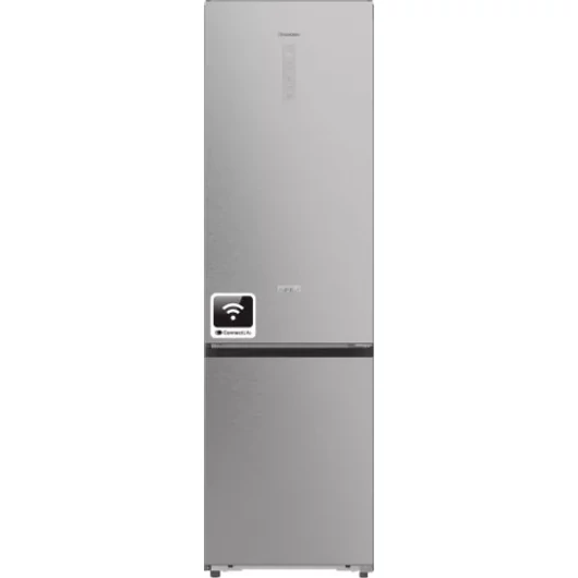 Hisense RB5P410SAFA alulfagyasztós NoFrost rendszerű hűtőszekrény inverteres kompresszorral, MetalTechCooling