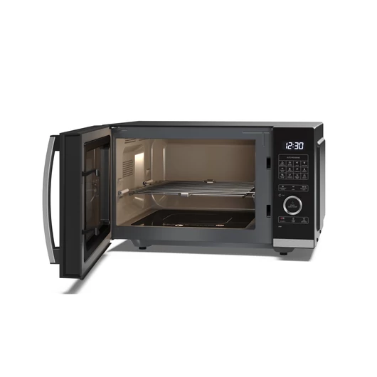 SHARP YC-QG254AEB 25 literes forgótányér nélküli, síkágyas, grilles mikrohullámú sütő      