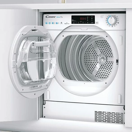 Candy BCTD H7A1TE-S 7 kg-os beépíthető hőszivattyús szárítógép, applikációval vezérelhető