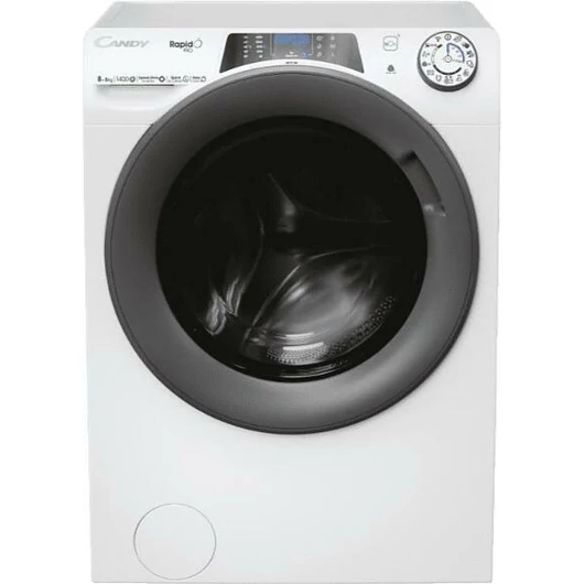 CANDY RPW4856BWMR/1-S inverter motoros 8/5 kg-os mosó-szárítógép digitális kijelzővel, gőzfunkcióval