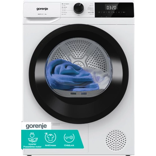 Gorenje D2HNE9D hőszivattyús szárítógép