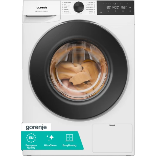 Gorenje WG484A31 8 kg-os elöltöltős gőzmosógép 1400 fordulatos centrifugával, inverter motorral