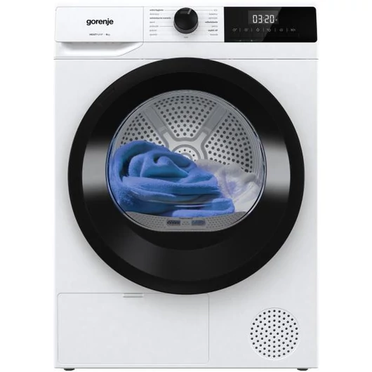 Gorenje D2HNE9C 9 kg-os hőszivattyús szárítógép PowerDrive inverteres motorral