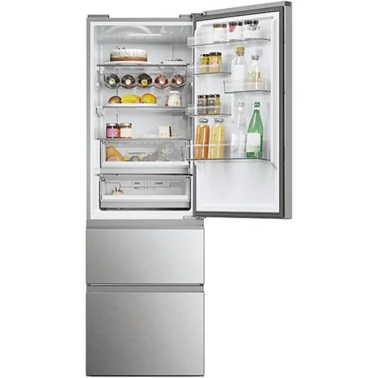 Haier HTW5618CNMG 3 ajtós alulfagyasztós hűtőszekrény