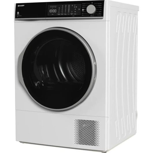 SHARP KD-NHL8S7GWD-EE 8 kg-os hőszivattyús szárítógép