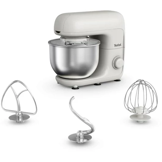 Tefal QB160138 800 W-os konyhai robotgép fehér színben 4,8 literes üst, 6 fokozattal