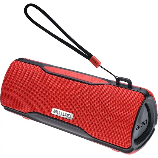 AIWA BST-500RD hordozható Blutooth hangszóró piros színben