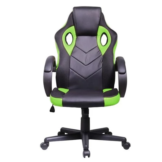 Iris GCH205BE fekete / zöld gamer szék kialakítása és állítható funkciói maximális kényelmet nyújtanak, stílusos megjelenése pedig tökéletes játékhoz.