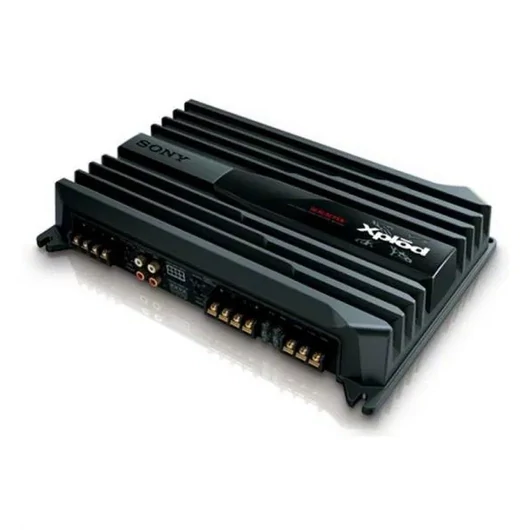 Nagy csúcsteljítményű autóerősítő: tiszta és torzitásmentes hang. Kíváló hűtés. 4x150W vagy 2x500W, 4/3/2 csatornás autóerősítő