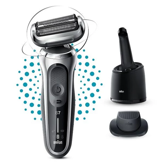 Braun 71-S7200CC fekete-ezüst akkumulátoros férfi borotva. Rendeld meg most online gyors, országos szállítással. 