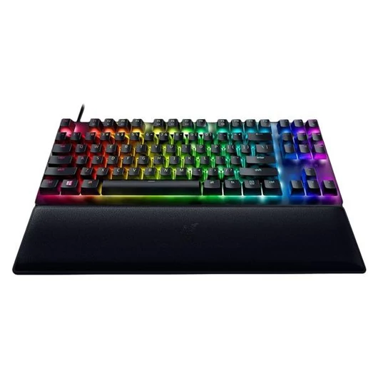 Razer Huntsman V2 Tenkeyless (Purple Switch) US RGB fekete gamer billentyűzet. Rendeld meg most online gyors, országos szállítással.