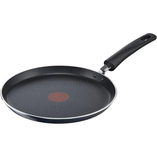 Tefal Generous Cook Palacsintasütő serpenyő 25 cm átmérő, indukciós, gáz, elektromos, kerámia, valamint halogén főzőlappal is kompatibilis, valamint mosogatógépben is tisztítható.