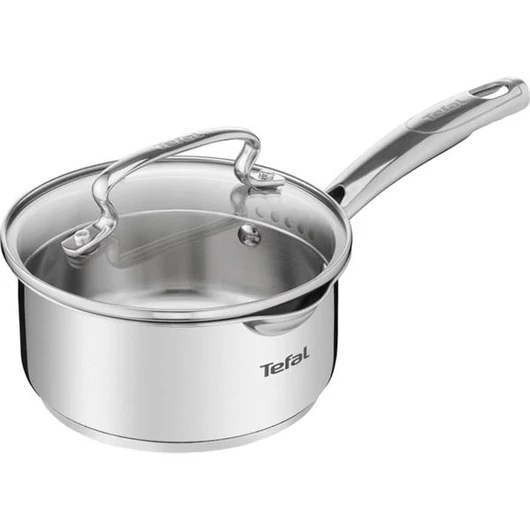 Tefal G7194355 Duetto+ 18 cm átmérőjű fazék rozsdamentes acél anygból, indukciós lapra is, 1 literes űrtartalom