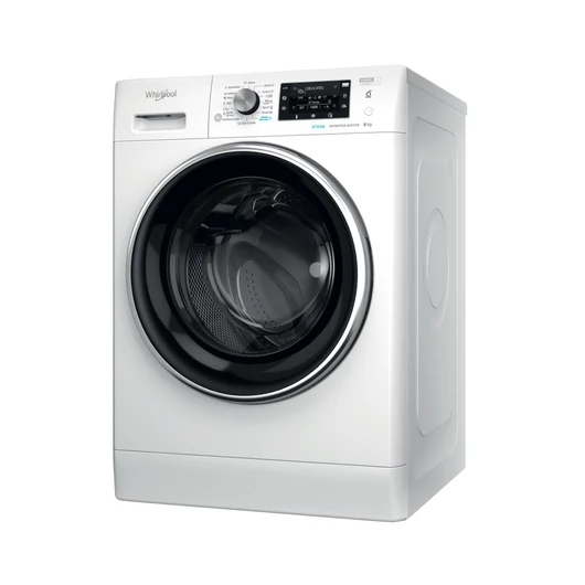 Whirlpool FFD 8489 BCV EE 8 kg-os elöltöltős mosógép 1400 fordulatos centrifugával. 