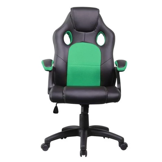 Iris GCH102BE fekete / zöld gamer szék kialakítása és állítható funkciói maximális kényelmet nyújtanak, stílusos megjelenése pedig tökéletes játékhoz.