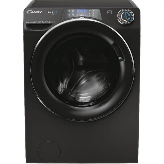 Candy RP 496BWMBCB/1-S inverter motoros elöltöltős mosógép 9 kg ruhatöltettel, 1400 fordulatos centrifugával, gőzfunkcióval. 