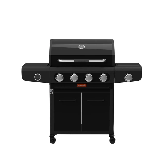 Barbecook BC-GAS-2073 Siesta 412 Graphite gázgrill, tárolóval, oldalégővel, 132 x 56 x 118cm