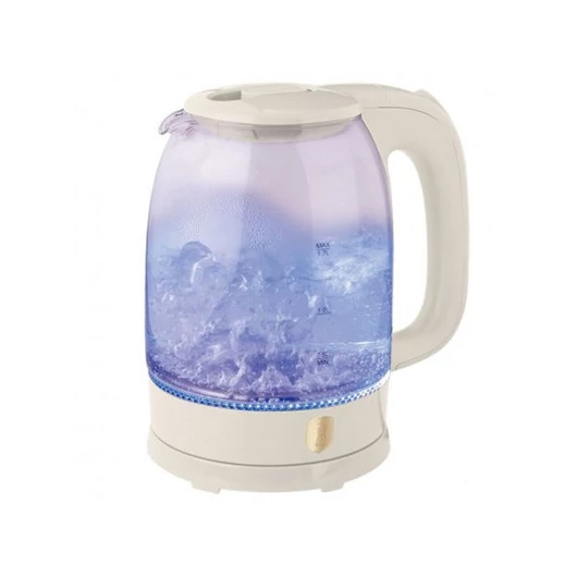 A Berlinger Haus BH/9567 1,7L-es üveg vízforraló rozsdamentes acélból készült, 2200W teljesítménnyel, matt krém színben.