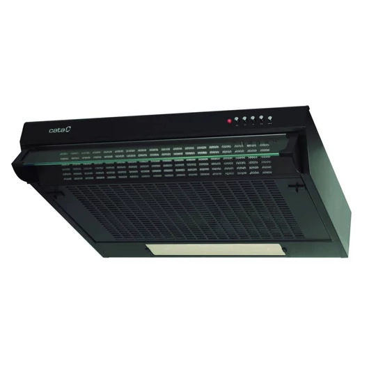 CATA F-2060 BK/L LED fekete páraelszívó, 60 cm széles