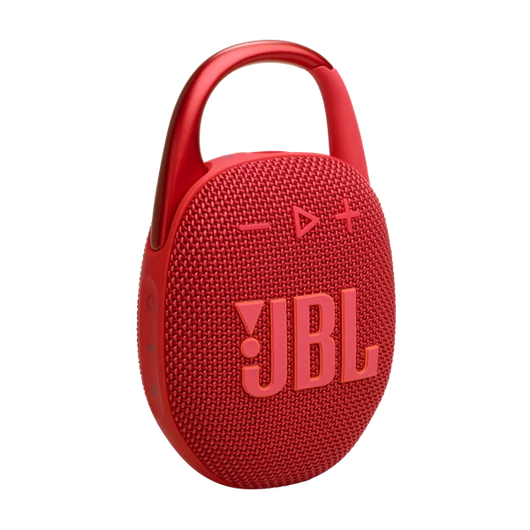 A JBL Clip 5 hordozható Bluetooth hangszóró elég kicsi ahhoz, hogy egy kézben tartsd, de ne hagyd, hogy a mérete megtévesszen.