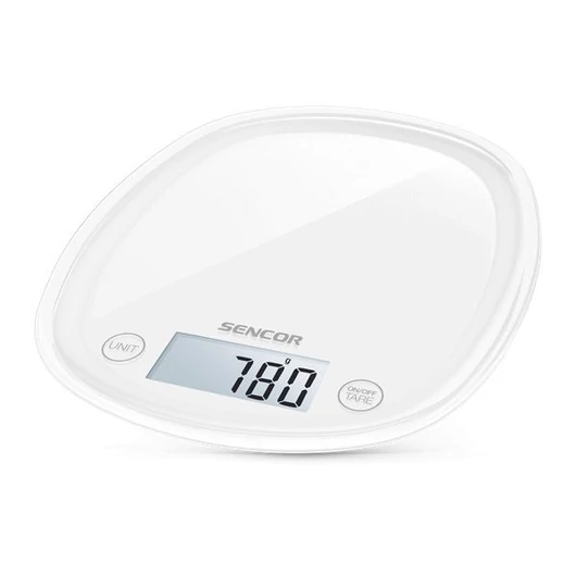 A Sencor SKS 30WH digitális mérleg ideális segítőtárs a konyhában.