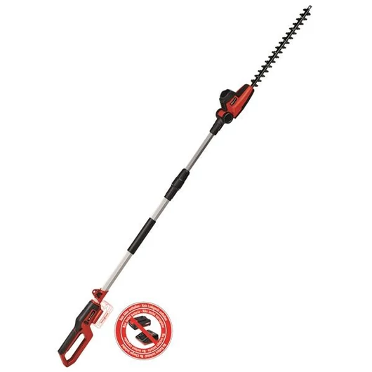 Einhell 3410585 PXC GC-HH 18/45 Li T-Solo akku és töltő nélkül akkumulátoros magassági sövényvágó lézerrel vágott, gyémántcsiszolású acélból készült késekkel