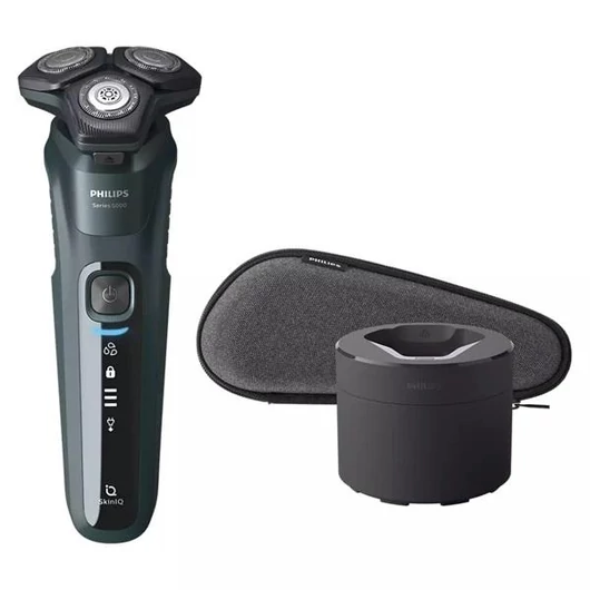 Philips S5584/50 Series 5000 SkinIQ sötétzöld száraz-nedves elektromos férfi borotva. Rendeld meg most online gyors, országos szállítással.