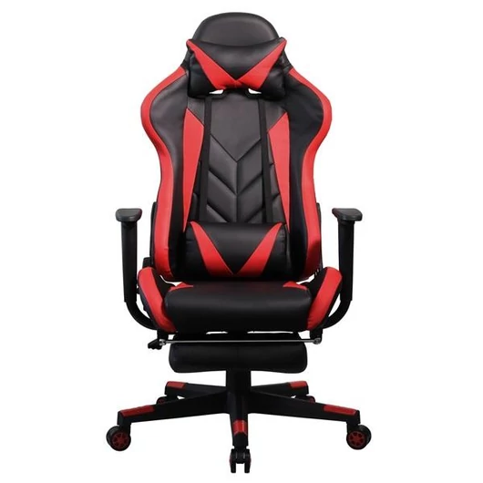 Iris GCH200BR fekete / piros gamer szék kialakítása és állítható funkciói maximális kényelmet nyújtanak, stílusos megjelenése pedig tökéletes játékhoz.
