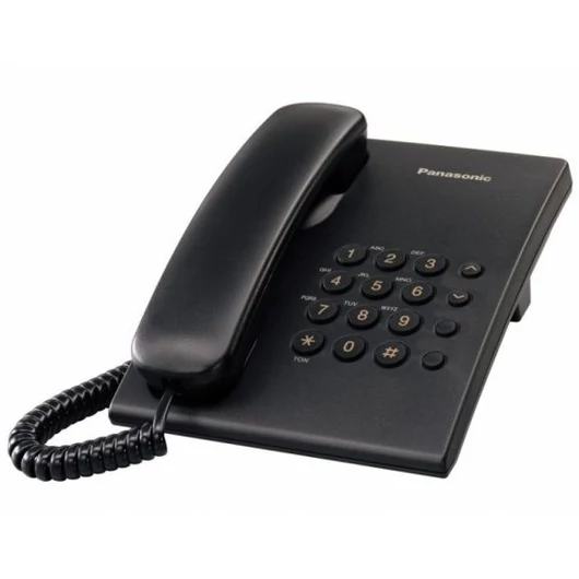 Panasonic KX-TS500HGB vezetékes telefon kihangosítható fekete