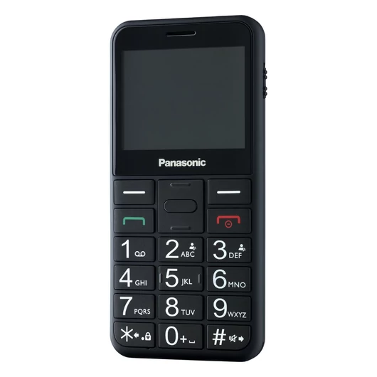 Panasonic KX-TU155EXBN Dual SIM kártyafüggetlen mobiltelefon idősek számára szín