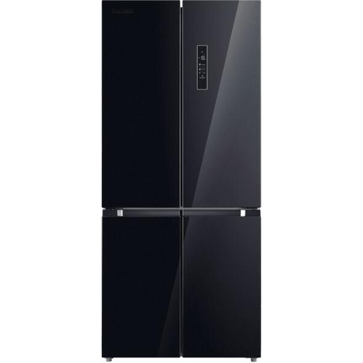 Toshiba GR-RF610WE-PGS 4 ajtós hűtőszekrény feket színű hűtőszekrény inverter motorral, Total NoFrost hűtési rendszerrel