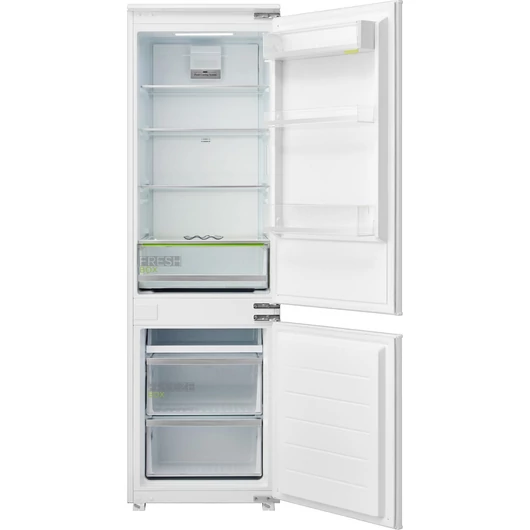 Midea MDRE353FGE01 beépíthető kombinált hűtőszekrény NoFrost hűtési rendszer, 3 fiókos fagyasztóval