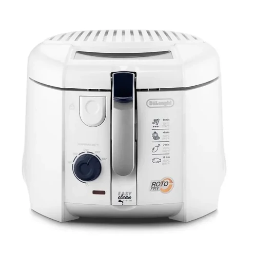 Delonghi F28311.W Forgókosaras 1,2 literes olajsütő 1800 W teljesítmény, &quot;Cool-touch&quot; falak, Easy Clean System