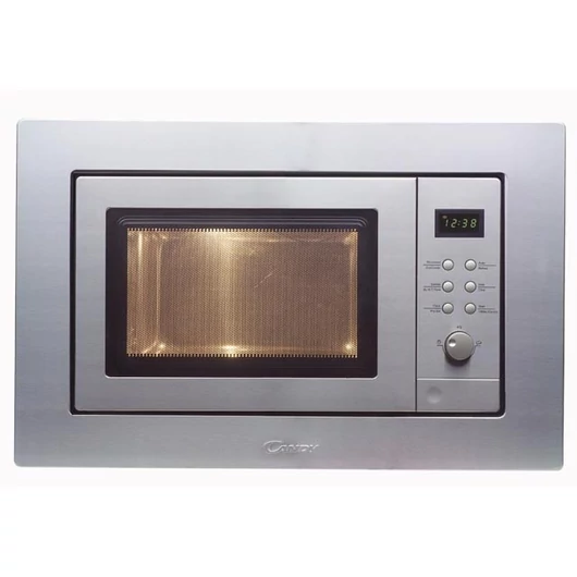 Candy MIC 201 EX 20 literes grilles beépíthető mikrohullámú sütő inox színben