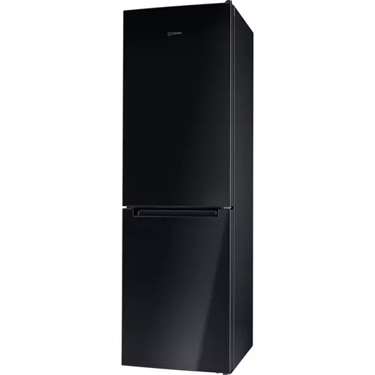 Indesit LI8 S2E K kombinált hűtőszekrény 339 literes űrtartalommal 3 fiókos fagyasztóval fekete színbe