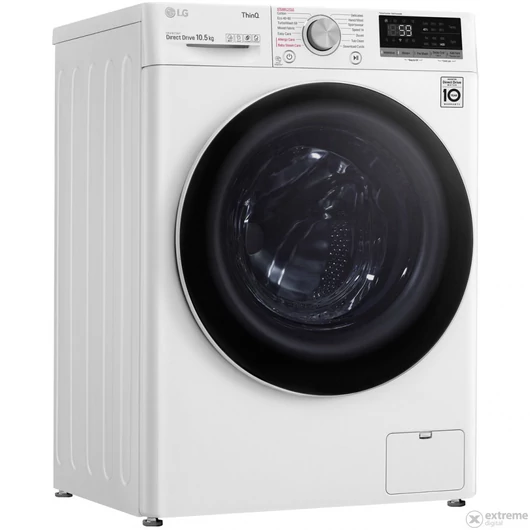 LG F4WV510S0E 10,5 kg, max. 1400 ford./perc, Gőzmosógép TurboWash™, AI DD™ és WiFi funkcióval