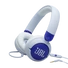 Kép 1/8 - JBL JR 320 vezetékes kék gyermek fejhallgató