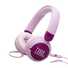 Kép 1/9 - JBL JR 320 vezetékes lila gyermek fejhallgató