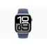 Kép 2/3 - Apple Watch S10 GPS (42mm) ezüst alumínium tok, denim sportszíj (M / L) okosóra