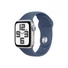 Kép 1/2 - Apple Watch SE2 v3 GPS (40mm) ezüst alumínium tok, denim sportszíj (S / M) okosóra