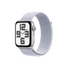 Kép 1/2 - Apple Watch SE2 v3 GPS (44mm) ezüst alumínium tok, fakókék sportszíj okosóra