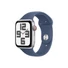Kép 1/2 - Apple Watch SE2 v3 Cellular (44mm) ezüst alumínium tok, denim sportszíj (M / L) okosóra