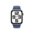 Kép 2/2 - Apple Watch SE2 v3 Cellular (44mm) ezüst alumínium tok, denim sportszíj (M / L) okosóra