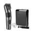 Kép 1/7 - BaByliss E978E Carbon Titanium vezeték / vezeték nélküli hajvágó + trimmer, fémes-sötétszürke